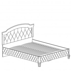 Кровать с обивкой №488 Марлен (1600) Кремовый белый в Сысерти - sysert.ok-mebel.com | фото 2