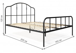 Кровать Милена 160х200 черная в Сысерти - sysert.ok-mebel.com | фото 2