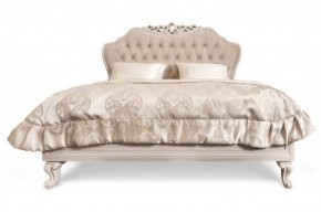Кровать Мокко 1600 с мягким изголовьем + основание (бежевый) в Сысерти - sysert.ok-mebel.com | фото 2