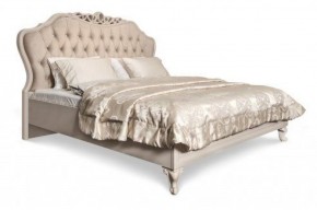 Кровать Мокко 1600 с мягким изголовьем + основание (бежевый) в Сысерти - sysert.ok-mebel.com | фото