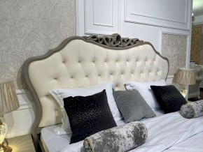 Кровать Мокко 1600 с мягким изголовьем + основание (серый камень) в Сысерти - sysert.ok-mebel.com | фото 2