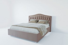 Кровать Нягань с ПМ 1200 (велюр серый) в Сысерти - sysert.ok-mebel.com | фото 2