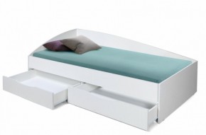 Кровать одинарная "Фея - 3" асимметричная 1900х800 (белая) в Сысерти - sysert.ok-mebel.com | фото 2