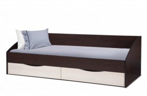 Кровать одинарная "Фея - 3" симметричная New (2000Х900) венге/вудлайн кремовый в Сысерти - sysert.ok-mebel.com | фото