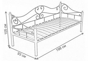 Кровать односпальная Венеция в Сысерти - sysert.ok-mebel.com | фото 3