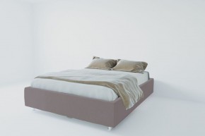 Кровать Подиум с ортопедическим основанием 800 (велюр темно-серый) в Сысерти - sysert.ok-mebel.com | фото