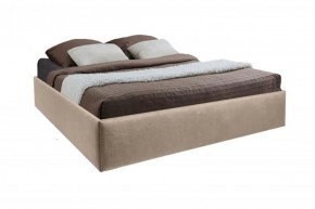 Кровать Подиум с ПМ 1200 (велюр светло-серый) в Сысерти - sysert.ok-mebel.com | фото