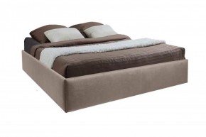 Кровать Подиум с ПМ 1400 (велюр серый) в Сысерти - sysert.ok-mebel.com | фото