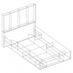 Кровать "Сандра" БЕЗ основания 1200х2000 в Сысерти - sysert.ok-mebel.com | фото 4