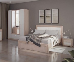 Кровать 1.6 Глэдис М31 с настилом и мягкой частью (ЯШС/Белый) в Сысерти - sysert.ok-mebel.com | фото 4