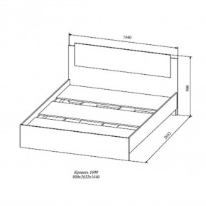 СОФИ СКР1600.1 Кровать 1600 в Сысерти - sysert.ok-mebel.com | фото 2