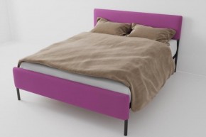 Кровать Стандарт Мини с ортопедическим основанием 1200 (велюр розовый) в Сысерти - sysert.ok-mebel.com | фото