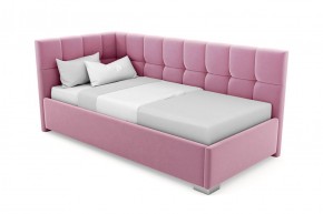 Кровать угловая Мия интерьерная +основание (120х200) в Сысерти - sysert.ok-mebel.com | фото 6
