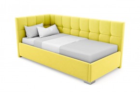 Кровать угловая Мия интерьерная +основание/ПМ/бельевое дно (120х200) в Сысерти - sysert.ok-mebel.com | фото