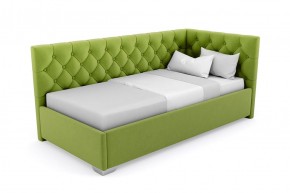 Кровать угловая Виола интерьерная +основание/ПМ/бельевое дно (120х200) в Сысерти - sysert.ok-mebel.com | фото