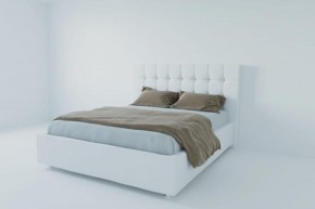 Кровать Венеция без основания 1600 (экокожа белая) в Сысерти - sysert.ok-mebel.com | фото