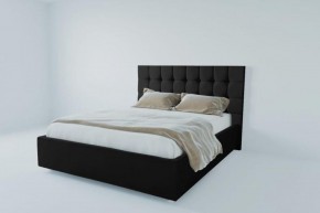 Кровать Венеция без основания 1600 (экокожа кольт ч) в Сысерти - sysert.ok-mebel.com | фото