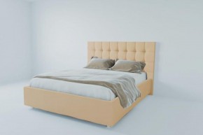 Кровать Венеция без основания 2000 (экокожа бежевая) в Сысерти - sysert.ok-mebel.com | фото