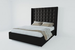 Кровать Венеция ЛЮКС с ПМ 1800 (экокожа кольт ч) в Сысерти - sysert.ok-mebel.com | фото