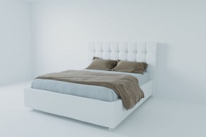 Кровать Венеция с ПМ 1800 (экокожа белая) в Сысерти - sysert.ok-mebel.com | фото 2