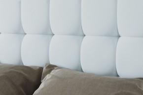 Кровать Венеция с ПМ 2000 (экокожа белая) в Сысерти - sysert.ok-mebel.com | фото 3