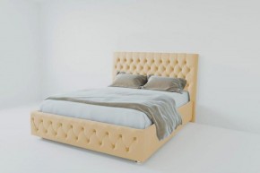 Кровать Версаль 1600 без основания (экокожа бежевый) в Сысерти - sysert.ok-mebel.com | фото