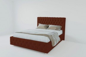Кровать Версаль 800 без основания (велюр бордовый) в Сысерти - sysert.ok-mebel.com | фото