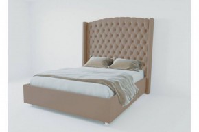 Кровать Версаль ЛЮКС с ПМ 1200 (велюр темно-серый) в Сысерти - sysert.ok-mebel.com | фото