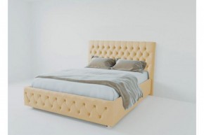 Кровать Версаль с ПМ 900 (экокожа бежевая) в Сысерти - sysert.ok-mebel.com | фото