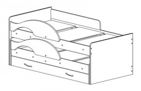 Кровать выкатная Радуга (Матрешка) 800*1600/1650 на щитах в Сысерти - sysert.ok-mebel.com | фото 2