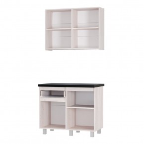 Кухня Тренд 1.0 м (Ясень белый) в Сысерти - sysert.ok-mebel.com | фото 2