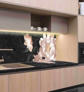 Кухонный фартук со столешницей (А-05) в едином стиле (3050 мм) в Сысерти - sysert.ok-mebel.com | фото