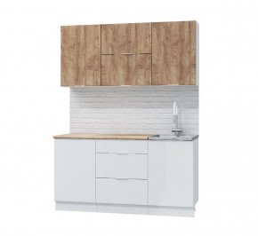 Кухонный гарнитур Асти-вайт 1,6 в Сысерти - sysert.ok-mebel.com | фото 2