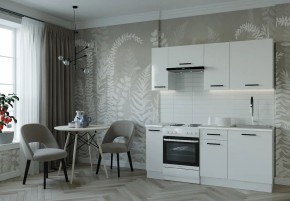 Кухонный гарнитур Белый Глянец 1800 (Стол. 38мм) в Сысерти - sysert.ok-mebel.com | фото