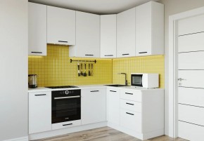 Кухонный гарнитур Белый Глянец 2200*1600 h950 (Стол. 38мм) в Сысерти - sysert.ok-mebel.com | фото