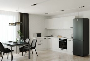 Кухонный гарнитур Белый Глянец 2600*1600 (Стол. 38мм) в Сысерти - sysert.ok-mebel.com | фото