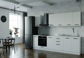 Кухонный гарнитур Белый Глянец 2800 (Стол. 38мм) в Сысерти - sysert.ok-mebel.com | фото