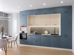 Кухонный гарнитур Фьюжн 3400 (Стол. 38мм) в Сысерти - sysert.ok-mebel.com | фото