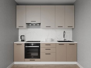 Кухонный гарнитур Каппучино 2400 h950 (Стол. 38мм) в Сысерти - sysert.ok-mebel.com | фото