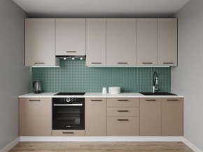 Кухонный гарнитур Каппучино 3000 h950 (Стол. 38мм) в Сысерти - sysert.ok-mebel.com | фото