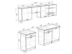 Кухонный гарнитур Кремона (2.4 м) в Сысерти - sysert.ok-mebel.com | фото 3