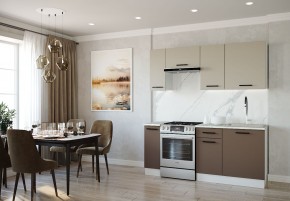 Кухонный гарнитур Латте 1800 (Стол. 38мм) в Сысерти - sysert.ok-mebel.com | фото