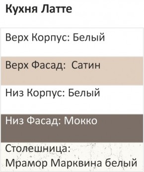 Кухонный гарнитур Латте 2000 (Стол. 38мм) в Сысерти - sysert.ok-mebel.com | фото 3