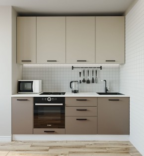 Кухонный гарнитур Латте 2200 h950 (Стол. 26мм) в Сысерти - sysert.ok-mebel.com | фото