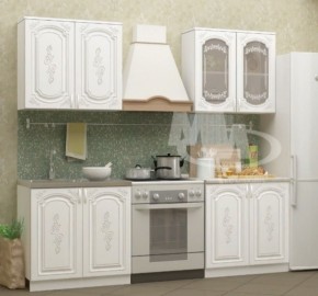 ЛИЗА-2 Кухонный гарнитур 1,6 Белый глянец холодный в Сысерти - sysert.ok-mebel.com | фото 1