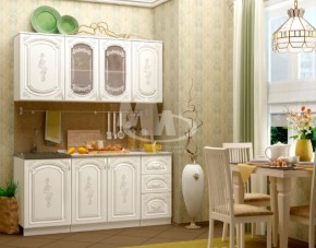 ЛИЗА-2 Кухонный гарнитур 1,7 Белый глянец холодный в Сысерти - sysert.ok-mebel.com | фото 1