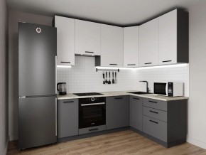 Кухонный гарнитур Меренга 2200*1600 h950 (Стол. 26мм) в Сысерти - sysert.ok-mebel.com | фото