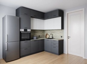 Кухонный гарнитур Меренга 2200*1700 (Стол. 38мм) в Сысерти - sysert.ok-mebel.com | фото