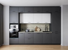 Кухонный гарнитур Меренга 3400 (Стол. 26мм) в Сысерти - sysert.ok-mebel.com | фото