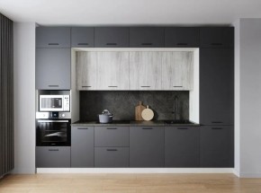 Кухонный гарнитур Санторини 3400 (Стол. 26мм) в Сысерти - sysert.ok-mebel.com | фото